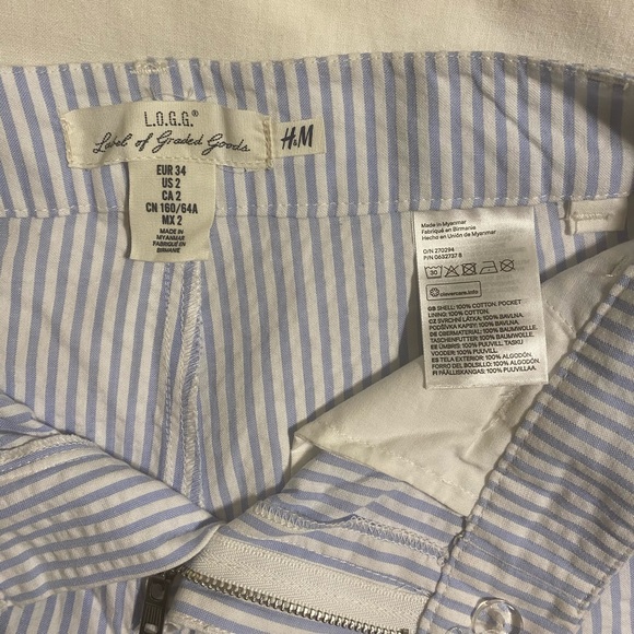 H&M Seersucker Shorts NWOT - Picture 8 of 8